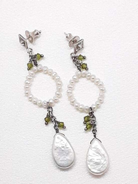 Ivy Stella Jewelry - NEW Ivy Stella 925 Drop Pearl Post Earrings for the Bride
